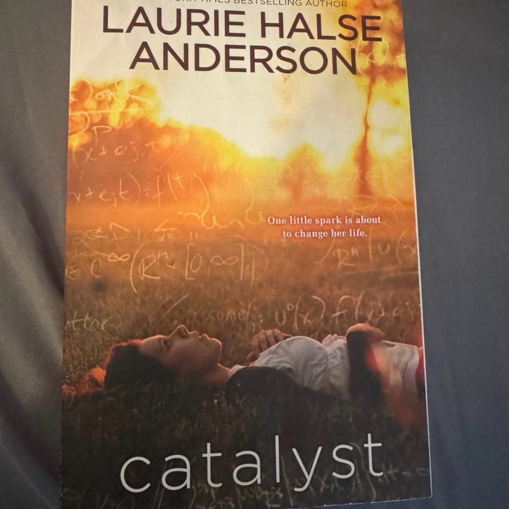 Catalyst by Laurie Halse Anderson - Orange Sunset Cover